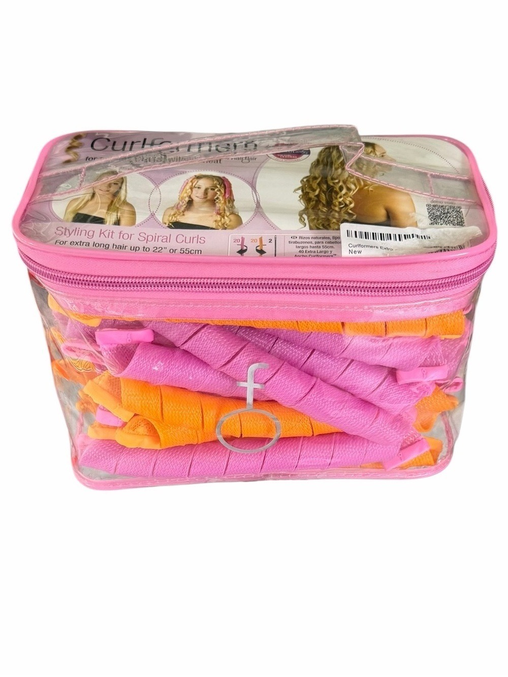 Curlformers Styling Kit for Spiral Curls 22" Heatless 40pc 2 Hooks Never Used
